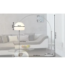 Lampa Podłogowa II Big Bow biała