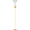 Lampa podłogowa KLER LED 155 cm złota