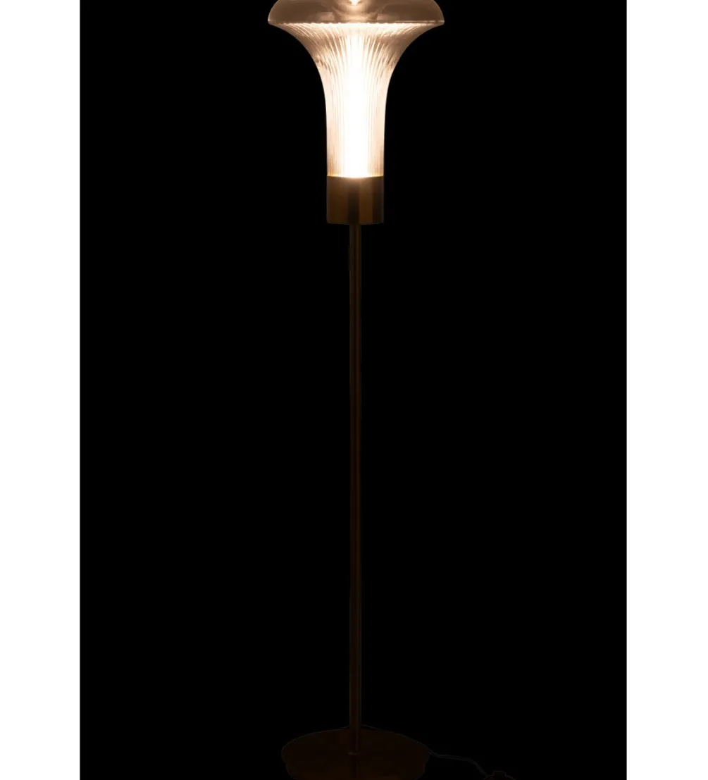 Lampa podłogowa KLER LED 155 cm złota