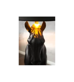 Lampa podłogowa Koń Horse Black Beauty czarna