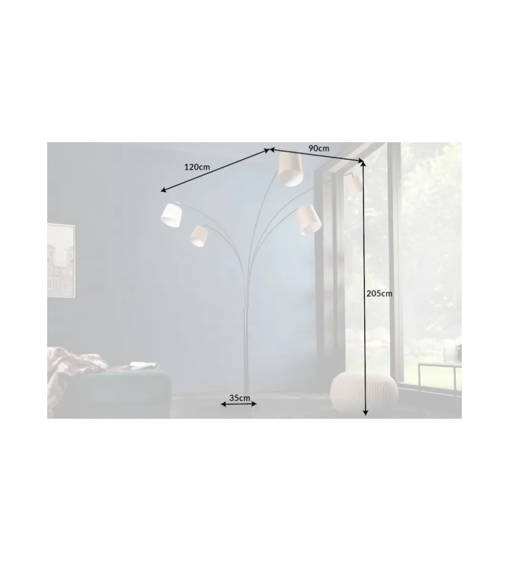 Lampa podłogowa Levels 205 cm