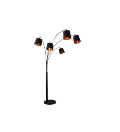 Lampa podłogowa Levels 202 cm czarno złota