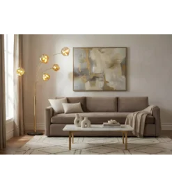 Lampa podłogowa LIQUID DIAMOND 202 cm złota