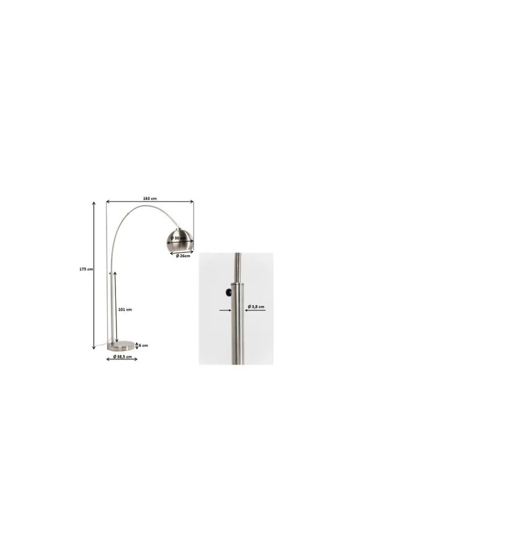 Lampa podłogowa LOUNGE SATIN SMALL DEAL ECONO