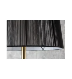 Lampa podłogowa Lucie 160 cm czarno złota