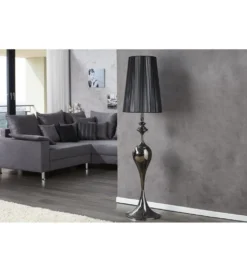 Lampa podłogowa Lucie czarna