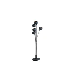 Lampa podłogowa Magma 170cm czarne złoto