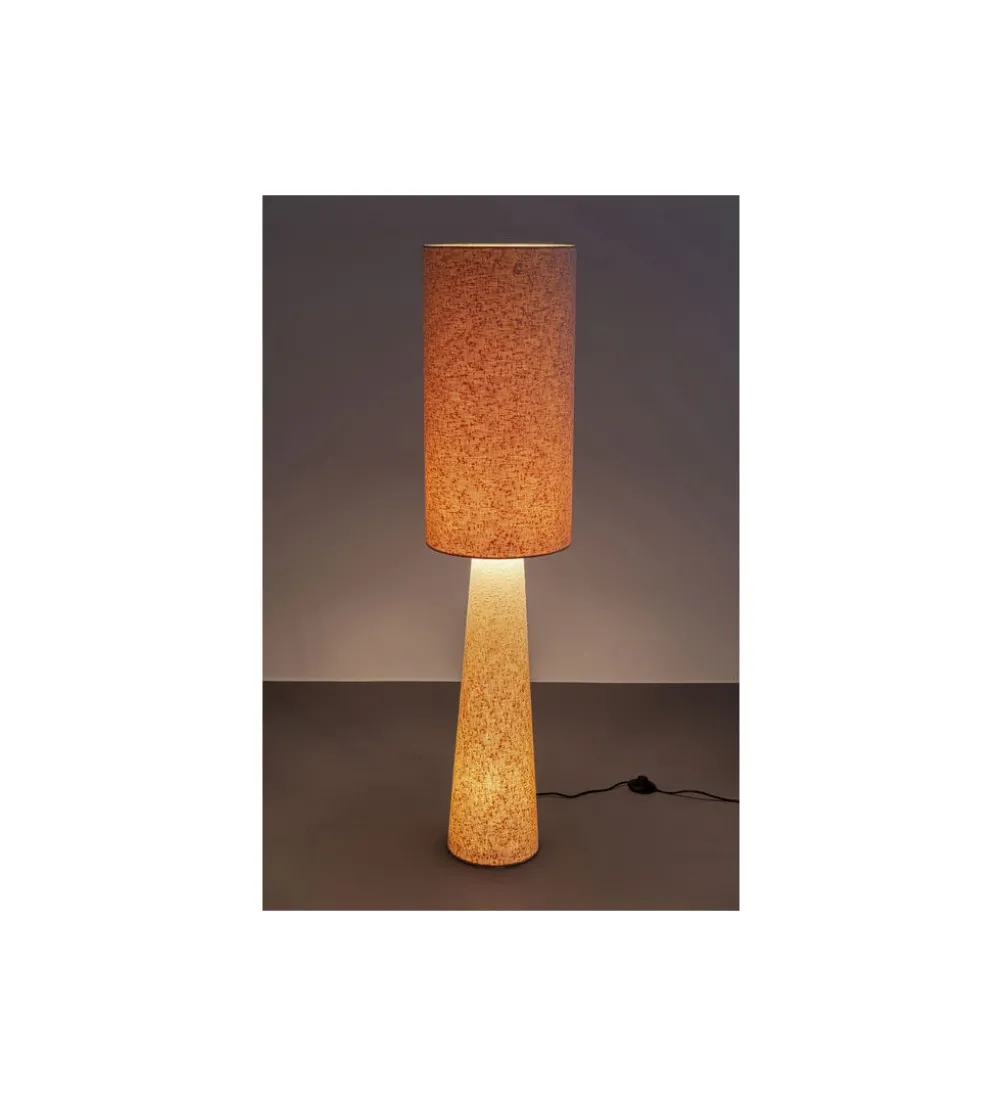 Lampa podłogowa MARLEEN 130 cm boucle beżowa
