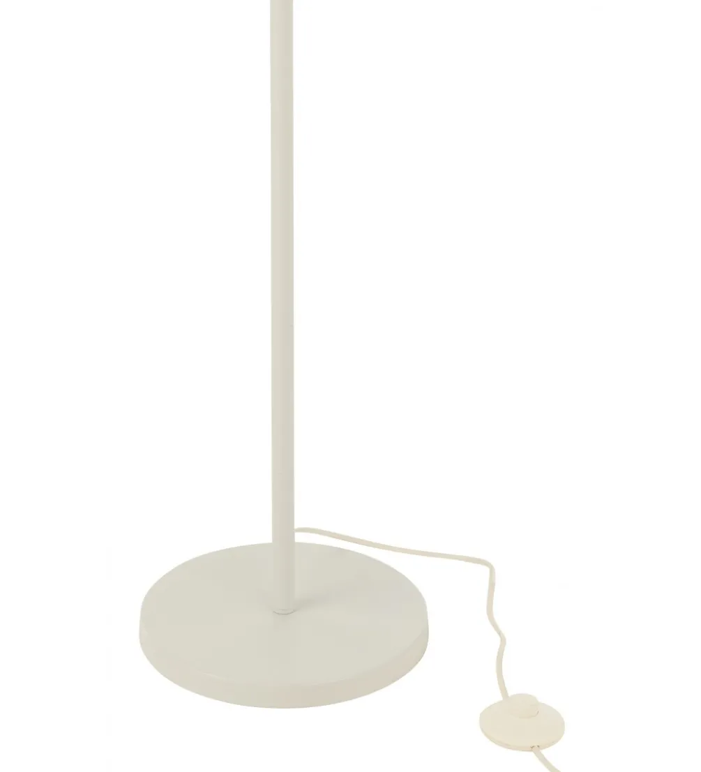 Lampa podłogowa MERTAN 154 cm rattan biała