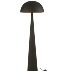 Lampa podłogowa Mushroom 148 cm czarna
