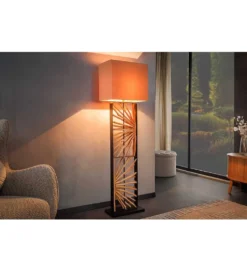 Lampa podłogowa OMAR 165 cm beżowa
