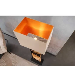 Lampa podłogowa OMAR 165 cm beżowa