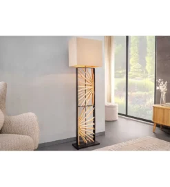 Lampa podłogowa OMAR 165 cm beżowa