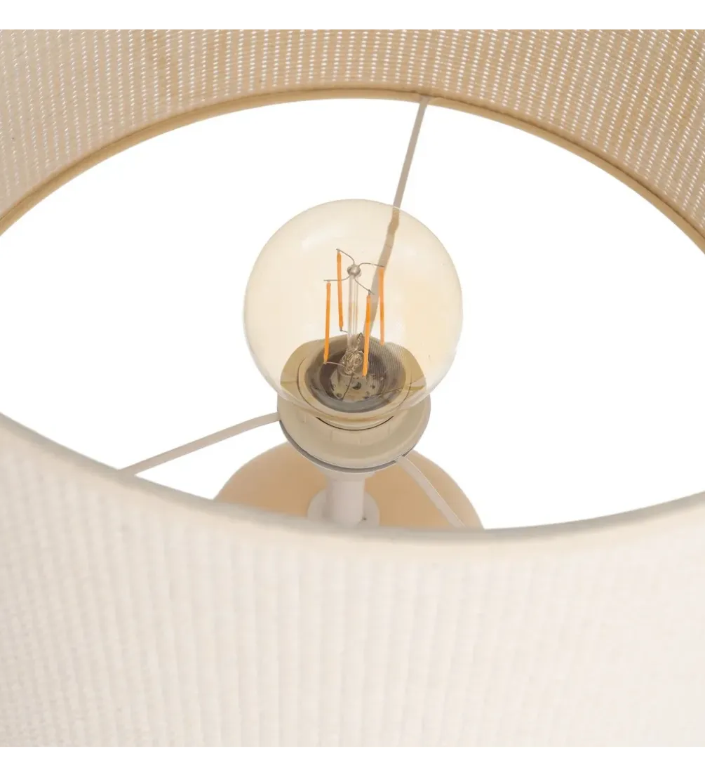 Lampa podłogowa OTAMENK 154 cm kremowa