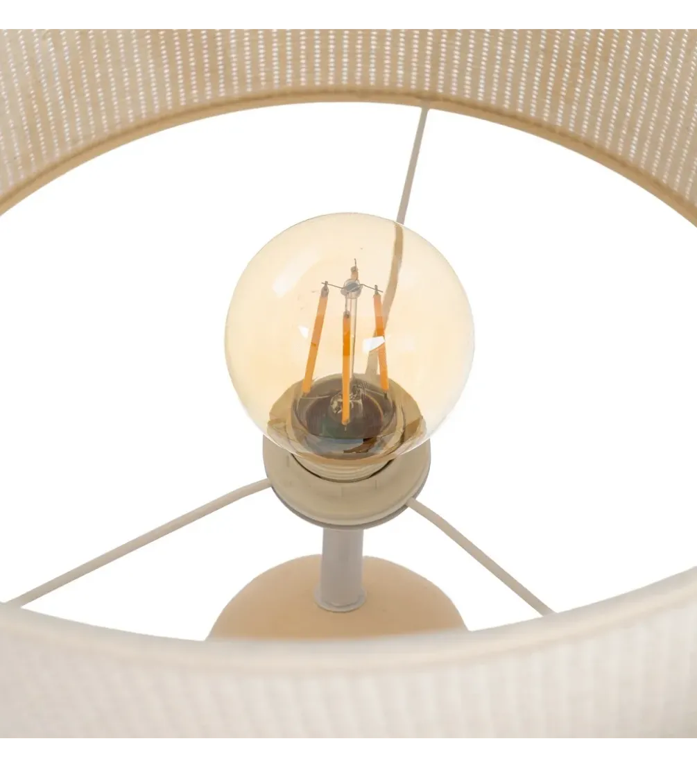 Lampa podłogowa OTAMENK 105 cm kremowa