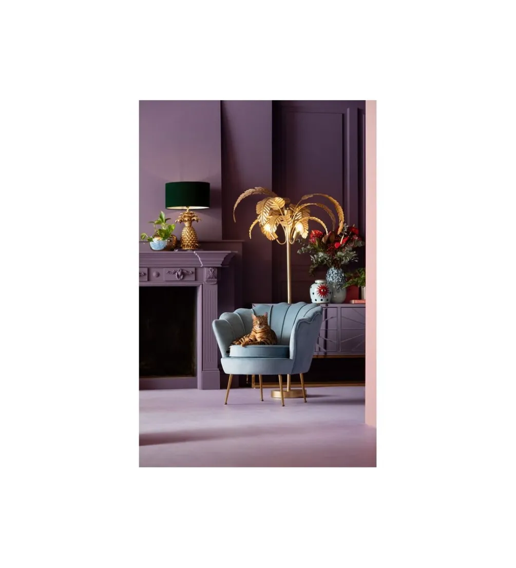 Lampa podłogowa Palmera 170 cm złota