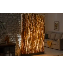 Lampa podłogowa Parave 180 cm longan naturalna