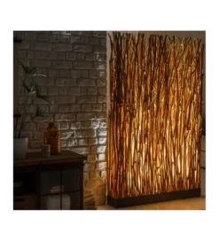 Lampa podłogowa Parave 180 cm longan naturalna