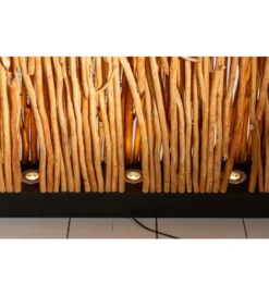 Lampa podłogowa Parave 180 cm longan naturalna
