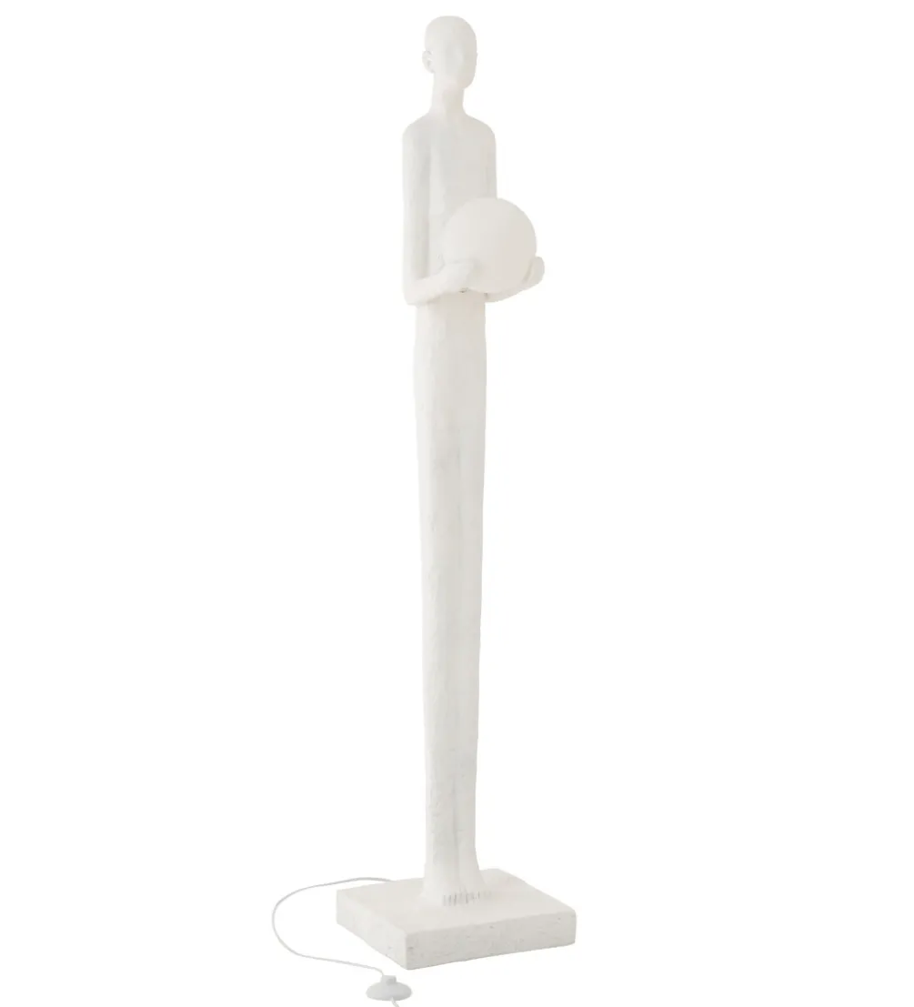 Lampa podłogowa PERSON 151 cm biała
