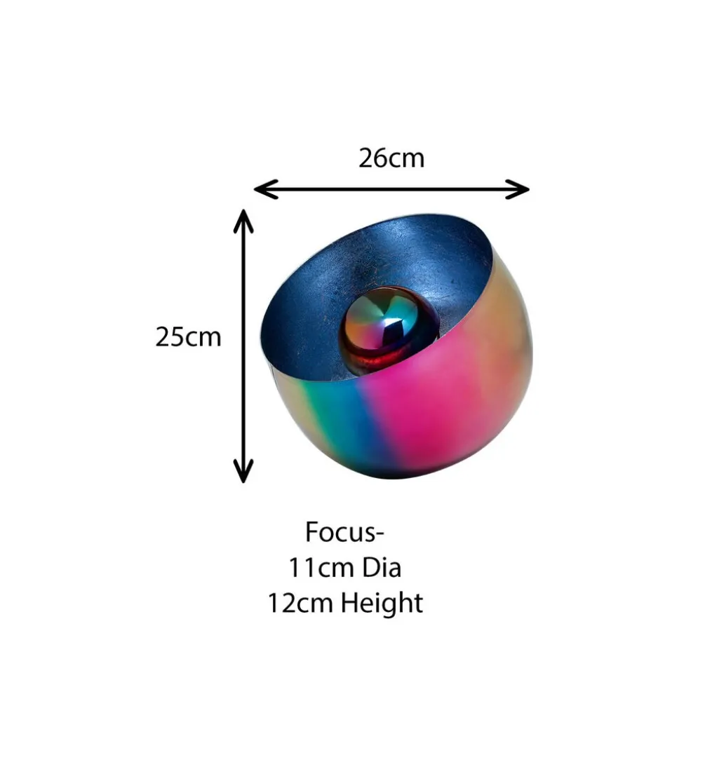 Lampa podłogowa RAINBOW 26 cm niebieska