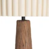 Lampa podłogowa RESINMA 134 cm brązowa