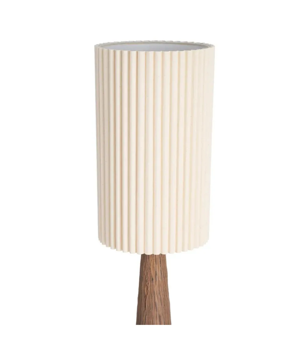 Lampa podłogowa RESINMA 134 cm brązowa