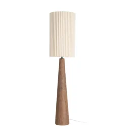 Lampa podłogowa RESINMA 134 cm brązowa