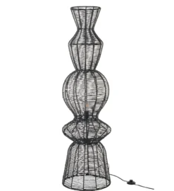 Lampa podłogowa ROPEAN 135 cm czarna