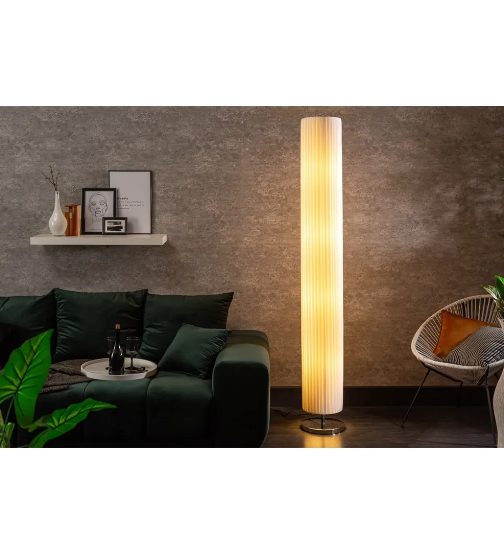 Lampa podłogowa Salone biała