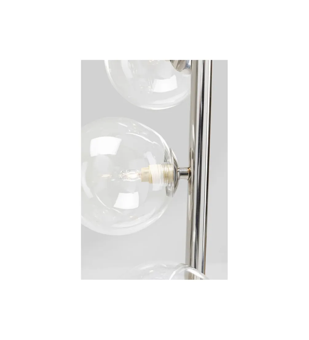 Lampa podłogowa SCALA BALLS 160 cm srebrna