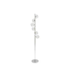 Lampa podłogowa SCALA BALLS 160 cm srebrna