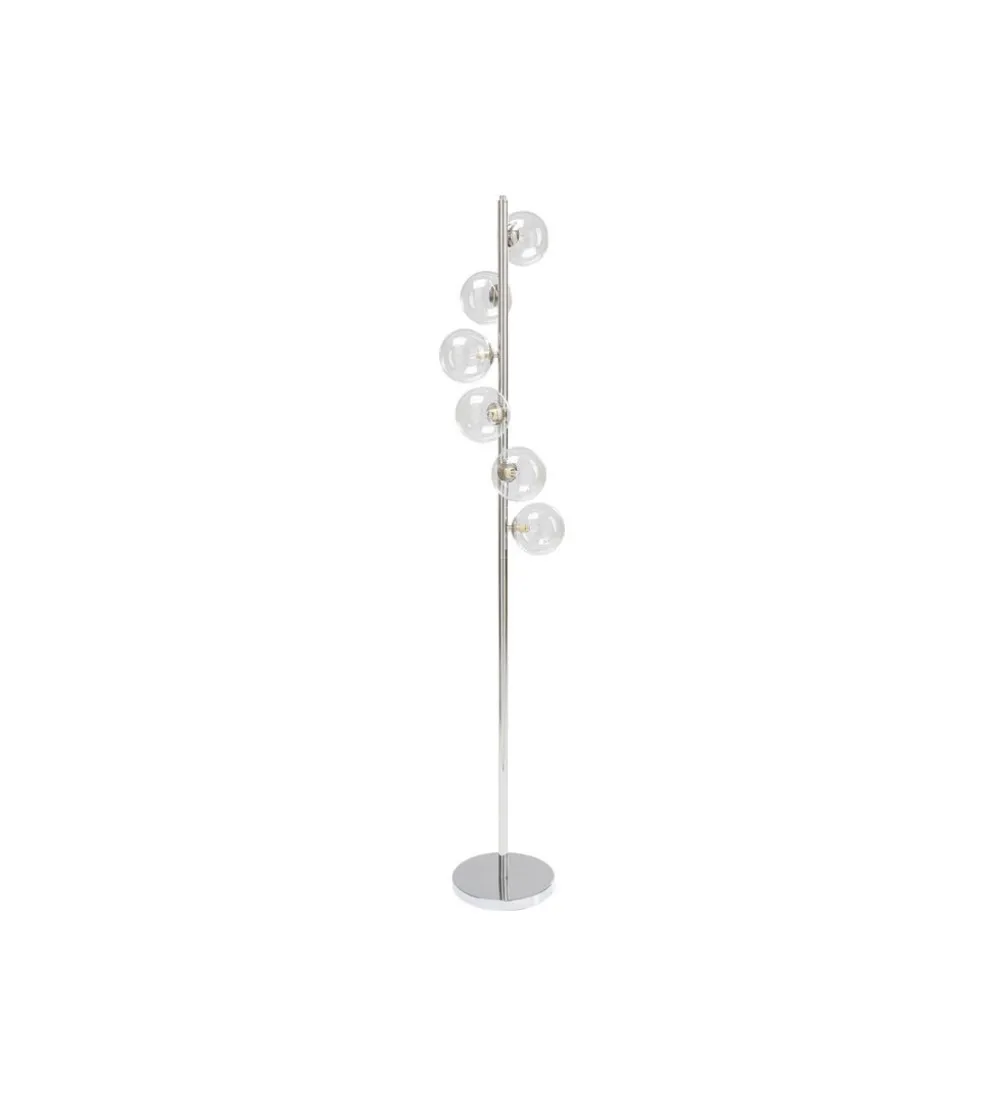 Lampa podłogowa SCALA BALLS 160 cm srebrna