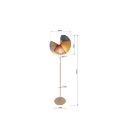 Lampa podłogowa SELLA 160 cm beżowa
