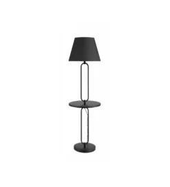 Lampa podłogowa SERVI 175 cm czarna