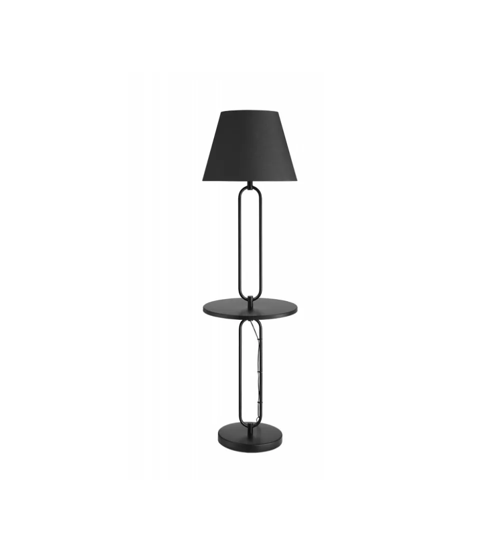 Lampa podłogowa SERVI 175 cm czarna