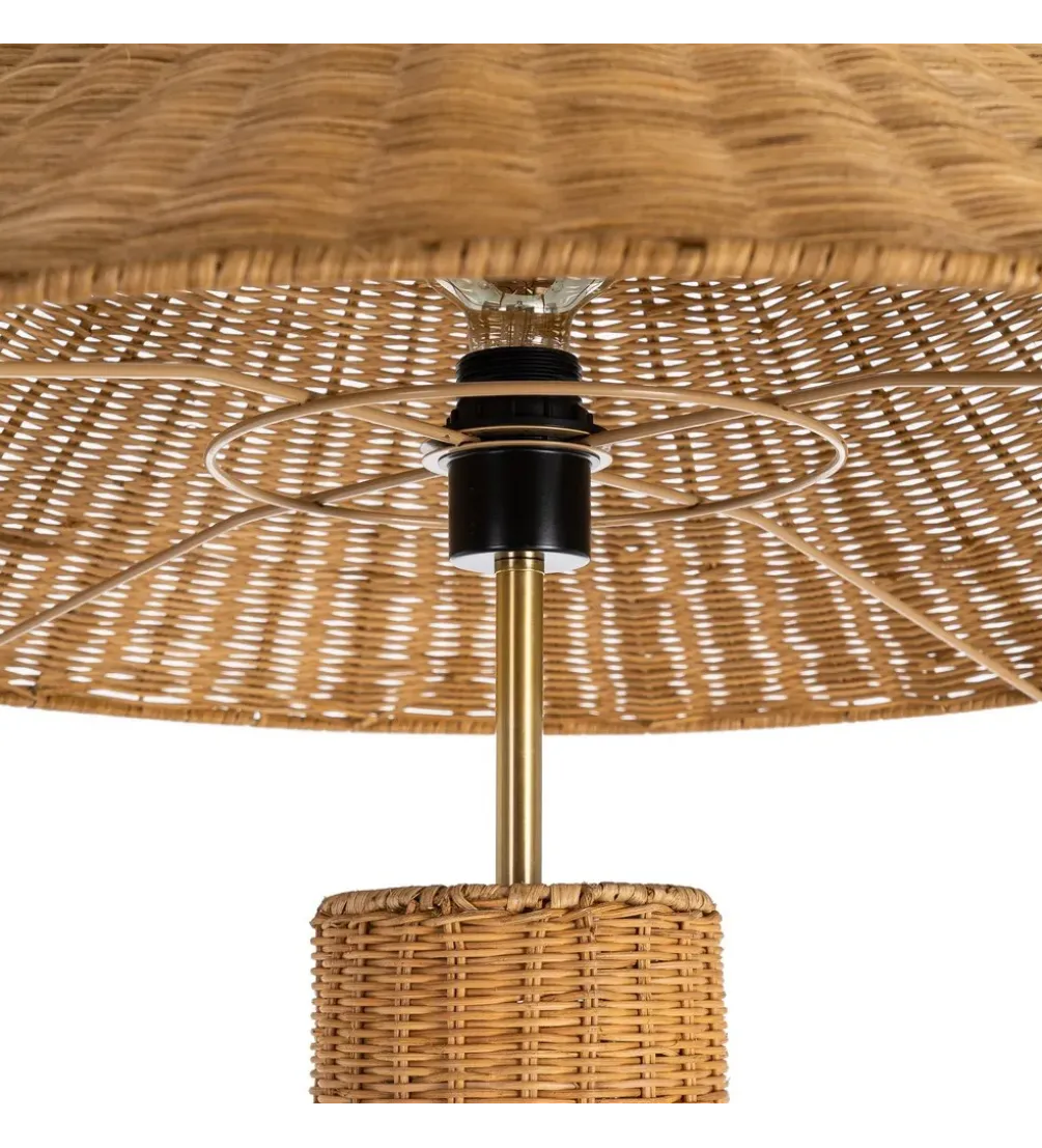 Lampa podłogowa SEULO 147 cm rattanowa