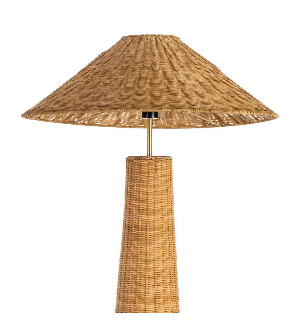 Lampa podłogowa SEULO 147 cm rattanowa