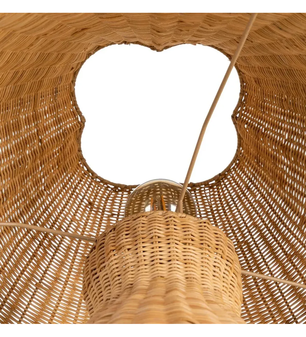 Lampa podłogowa SEULO 138 cm rattanowa