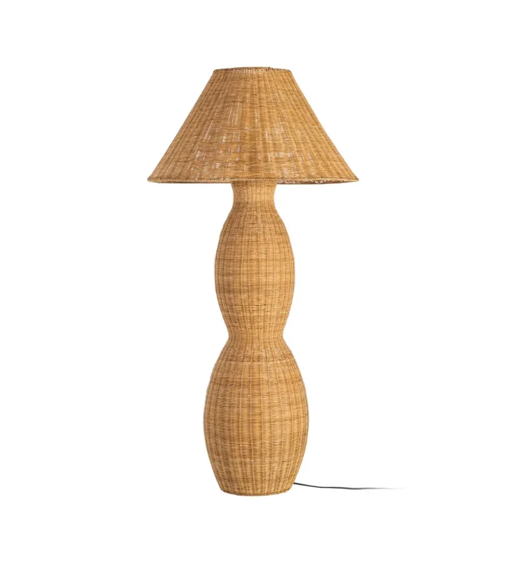 Lampa podłogowa SEULO 138 cm rattanowa