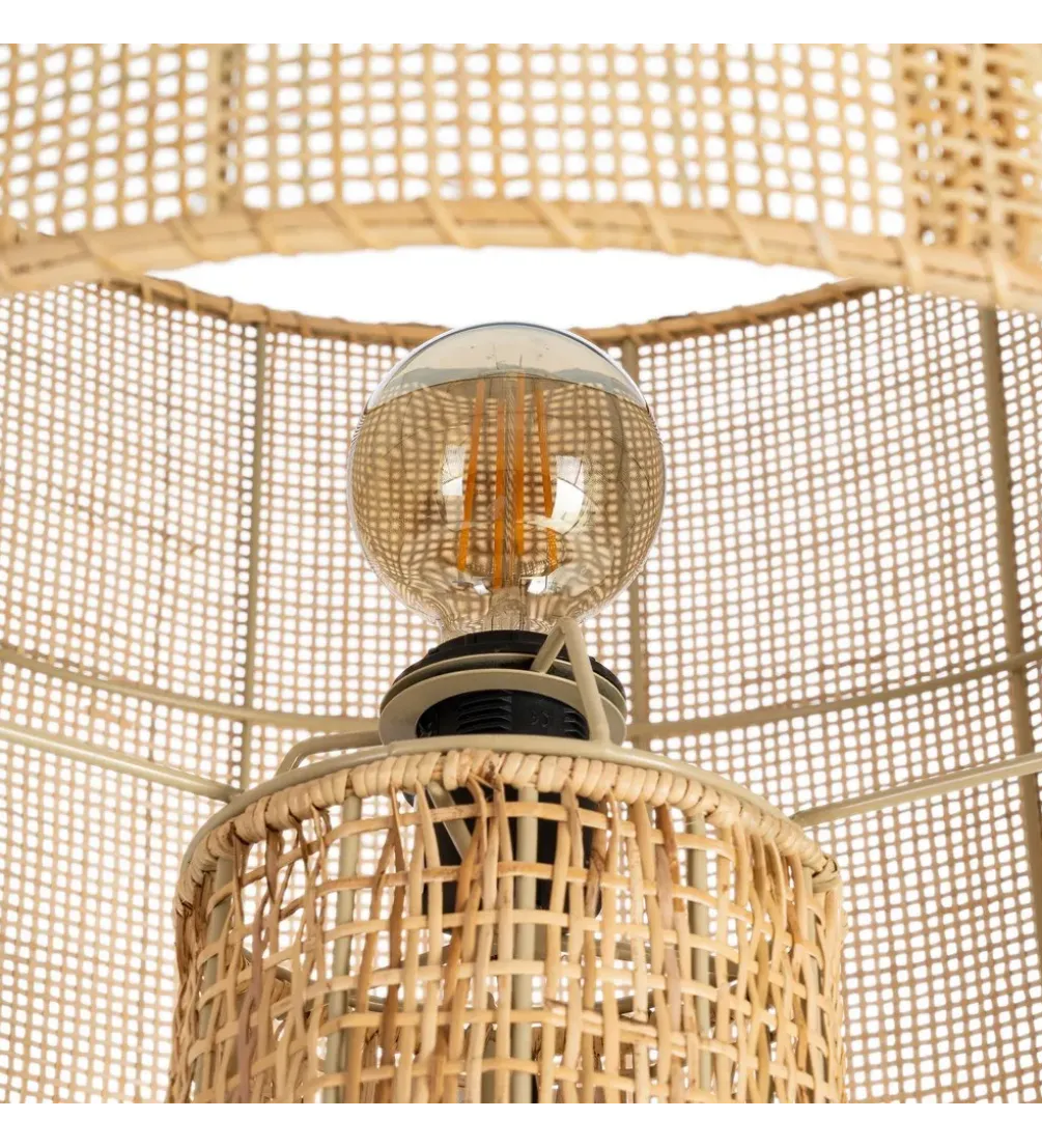 Lampa podłogowa SEULO 154 cm rattan