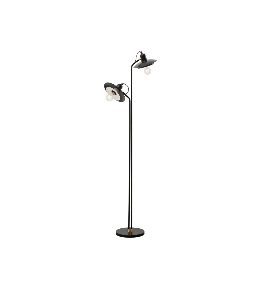 Lampa podłogowa SPEAKER DUO 149 cm czarna
