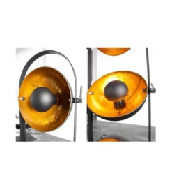 Lampa podłogowa Studio czarno złota