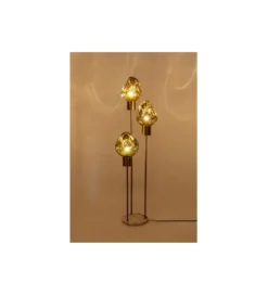 Lampa podłogowa SUPERNOVA AMBER 160 cm złota