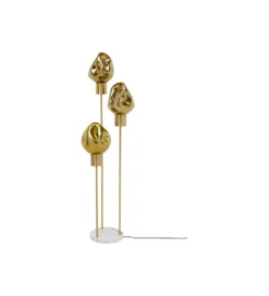Lampa podłogowa SUPERNOVA AMBER 160 cm złota