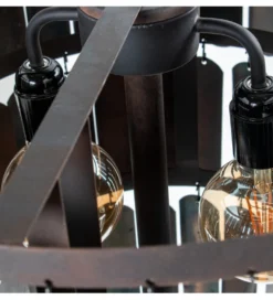 Lampa podłogowa TECHO 150 x 50 cm czarna