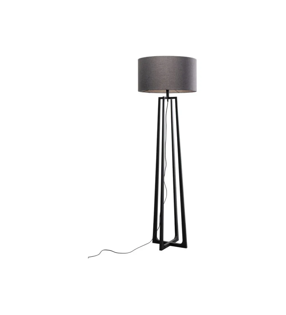 Lampa podłogowa TIMON 160 cm czarna