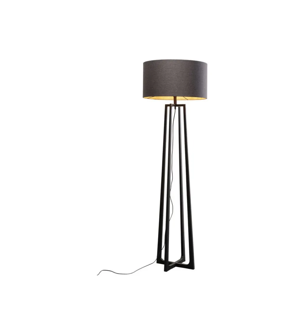Lampa podłogowa TIMON 160 cm czarna