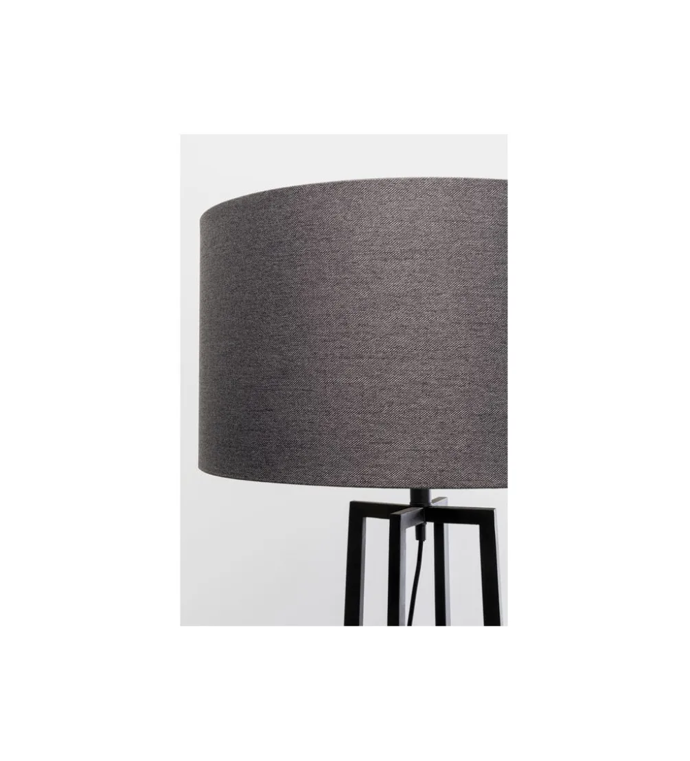 Lampa podłogowa TIMON 160 cm czarna
