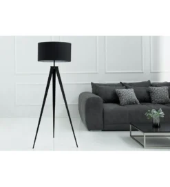 Lampa podłogowa Tripod czarna